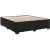 vidaXL Vidaxl Cadre De Lit Sans Matelas Noir 200x200 Cm Velours