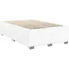 vidaXL Vidaxl Cadre De Lit Sans Matelas Blanc Similicuir