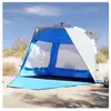 vidaXL Tente de plage 3 personnes libération rapide imperméable