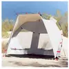 vidaXL Tente de plage 2 personnes gris libération rapide imperméable