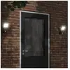 vidaXL Applique murale LED d'extérieur avec capteurs noir