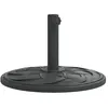 vidaXL Base de parasol pour mâts Ø38 / 48 mm 12 kg rond