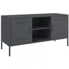 vidaXL Meuble TV anthracite 100,5x39x50,5 cm acier