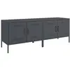 vidaXL Meubles TV 2 pcs anthracite 68x39x50,5 cm acier