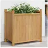 vidaXL Jardinière 50x30x50 cm bambou