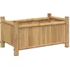 vidaXL Jardinière 50x30x25 cm bambou