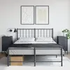 vidaXL Tables de chevet 2 pcs anthracite 36x39x68 cm