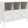 Vidaxl - Buffet blanc 100,5x39x79 cm acier laminé à froid Blanc