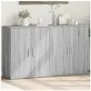 vidaXL Buffets 2 pcs sonoma gris 60x31x70 cm bois d'ingénierie
