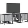vidaXL Meuble TV sonoma gris 120x35x41 cm bois d'ingénierie et métal