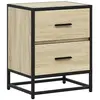 vidaXL Table de chevet chêne sonoma 40x31x50 cm bois d’ingénierie