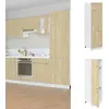 vidaXL Armoire de réfrigérateur Chêne sonoma 60x57x207 cm Aggloméré