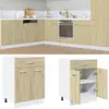 vidaXL Armoire de plancher tiroir Chêne sonoma 60x46x81,5 cm Aggloméré