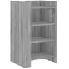 vidaXL Buffet sonoma gris 45x35x75 cm Bois d'ingénierie