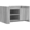 vidaXL Table basse sonoma gris 80x50x50 cm Bois d'ingénierie