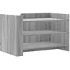 vidaXL Table basse sonoma gris 100x50x50 cm bois d'ingénierie