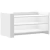 vidaXL Table basse blanc 100x50x50 cm bois d'ingénierie