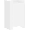 vidaXL Buffet blanc 45x35x75 cm bois d'ingénierie