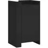 vidaXL Buffet noir 45x35x75 cm bois d’ingénierie