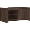 vidaXL Table basse chêne marron 100x50x50 cm bois d'ingénierie