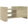 vidaXL Meuble TV chêne sonoma 80x35x40 cm bois d'ingénierie