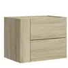 vidaXL Table de chevet murale chêne sonoma 45x30x35 cm