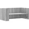 vidaXL Étagère murale sonoma gris 70,5x35x30,5 cm bois d'ingénierie