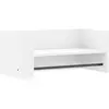 vidaXL Étagère murale blanc 100x35x30,5 cm bois d'ingénierie