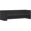 vidaXL Étagère murale noir 100x35x30,5 cm bois d'ingénierie