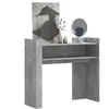 vidaXL Table console gris béton 100x35x90 cm bois d'ingénierie
