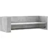 vidaXL Étagère murale gris béton 100x35x30,5 cm bois d'ingénierie