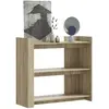 vidaXL Table console chêne sonoma 100x35x90 cm bois d'ingénierie