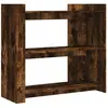 vidaXL Table console chêne fumé 100x35x90 cm bois d'ingénierie
