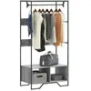 vidaXL Armoire sonoma gris 90x50x180 cm bois d'ingénierie