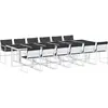 vidaXL Ensemble à manger de jardin avec coussins 13pcs blanc textilène