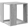 vidaXL Table basse sonoma gris 32x32x30 cm bois d'ingénierie
