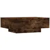 vidaXL Table basse Chêne fumé 90x90x28 cm Bois d'ingénierie