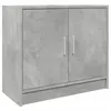 vidaXL Armoire d'évier gris béton 63x29x55 cm bois d'ingénierie
