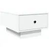 vidaXL Table basse blanc 60x45x31 cm bois d'ingénierie