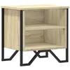 vidaXL Tables de chevet 2pcs chêne sonoma 40x30x40cm bois d'ingénierie