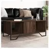 vidaXL Table basse chêne marron 100x51x40 cm bois d'ingénierie