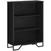 vidaXL Bibliothèque noir 80x31x106 cm bois d'ingénierie