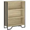 vidaXL Bibliothèque chêne sonoma 80x31x106 cm bois d'ingénierie