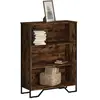 vidaXL Bibliothèque chêne fumé 80x31x106 cm bois d'ingénierie