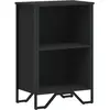 vidaXL Bibliothèque noir 50x31x74,5 cm bois d'ingénierie