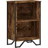 vidaXL Bibliothèque chêne fumé 50x31x74,5 cm bois d'ingénierie