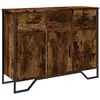 vidaXL Buffet chêne fumé 97x32,5x74,5 cm bois d'ingénierie