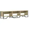 vidaXL Meuble TV chêne sonoma 180x34x41 cm bois d'ingénierie