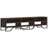 vidaXL Meuble TV chêne marron 180x34x41 cm bois d'ingénierie