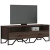 vidaXL Meuble TV chêne marron 122x34x41 cm bois d'ingénierie